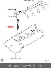 Фото 1/4 1822A085, Свеча зажигания