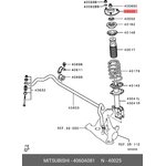 4060A081, Опора амортизатора переднего MITSUBISHI COLT 2005-