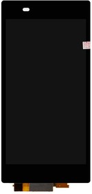 Фото 1/2 Дисплей для Sony Xperia Z1 C6902/C6903/ C6906/C6943/L39h в сборе с тачскрином (черный)