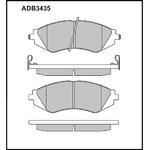 ADB3435, Колодки тормозные дисковые | перед |