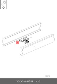 984754, Болт М10х35 VOLVO