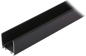 V3290021, Профиль для LED модулей, накладной, черный, L 1м, алюминий
