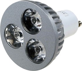 FEX106 GU10, 3x1W 220В лампа светодиодная, цвет теплый белый