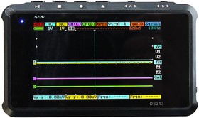 Фото 1/2 Miniware MiniDSO DS213 четырехканальный портативный цифровой осциллограф