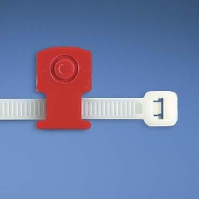 KIMS-H366-C2, Cable Tie Mounts Cable Tie Mount Red Knock-In Low Prof
