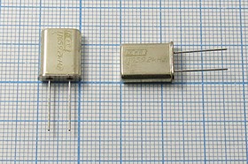Кварцевый резонатор 11059,2 кГц, корпус HC49U, S, точность настройки 30 ppm, стабильность частоты 40/-40~70C ppm/C, марка РК374МД-8ВТ, 1 гар