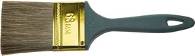 4-01014-063, ЗУБР Аква КП-14, 63 мм, 2.5, смешанная щетина пластмассовая рукоятка, плоская кисть (4-01014-063)
