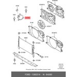 1383314, Бачок расширительный FORD Transit (06-) OE