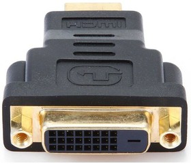 Фото 1/4 A-HDMI-DVI-3, Адаптер; DVI-D (18+1) гнездо,вилка HDMI; Цвет: черный