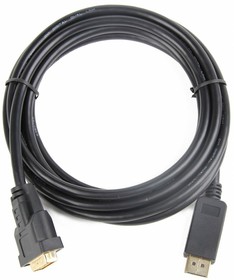 CC-DPM-DVIM-6, Кабель; вилка DisplayPort,DVI-D (24+1) вилка; 1,8м; черный