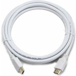 CC-HDMI4-W-10, Кабель; HDMI 2.0; вилка HDMI,с обеих сторон; 3м; белый; 30AWG