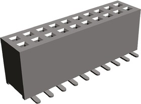 M50-3102045, PCB Receptacle, вертикальный, Board-to-Board, 1.27 мм, 2 ряд(-ов), 40 контакт(-ов)