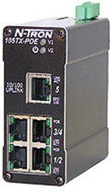 Фото 1/3 105TX-POE, 5 (Bi-Directional) Port Unmanaged Ethernet Switch
