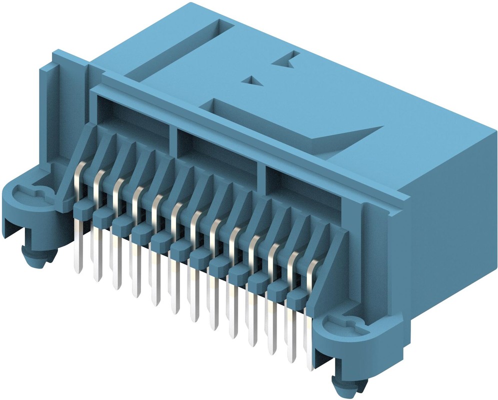 185534-2, Автомобильный разъем, MQS Series, Right Angle Header, 26  контакт(-ов), Вывод на Печатную Плату, TE Connectivity | купить в розницу и  оптом