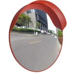 Зеркало дорожное сферическое, уличное 800 мм, с козырьком