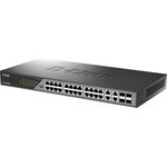 D-Link DSS-200G-28MP/A1A Настраиваемый L2 коммутатор с 24 портами ...