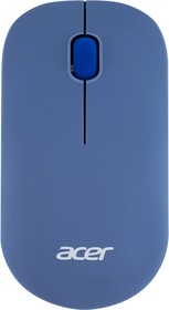 Фото 1/10 Мышь Acer OMR200 синий оптическая (1200dpi) беспроводная USB для ноутбука (2but)