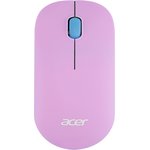 Мышь Acer OMR200 зеленый/фиолетовый оптическая (1200dpi) беспроводная USB для ...