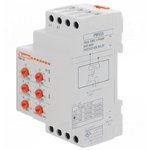 PMV55A240, Модуль: реле контроля напряжения, DIN, SPDT, 250ВAC/8А, 0,1-20с