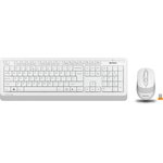 Клавиатура + мышь A4Tech Fstyler FG1010 клав:белый/серый мышь:белый/серый USB ...