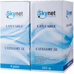 Кабель SkyNet Light CSL-FTP-4-CU, FTP indoor 4x2x0.46, медный, FLUKE TEST ...