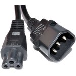 Powercom Cable IEC 320 C14 to C5, Powercom Cord IEC 320 C14 to C5 Special Cable
