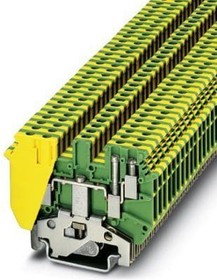 Фото 1/5 2775456, Feed-through terminal block, Screw, 4 Poles, , 0.2 ... 4mm², Green / Yellow