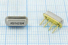 Кварцевый резонатор 426062 кГц, корпус F11, точность настройки 175 ppm, марка HDR426MF11, 4P