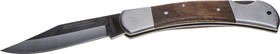 Фото 1/3 47620-2_z01, STAYER 97 мм, большой, с деревянными вставками, складной нож, Professional (47620-2)