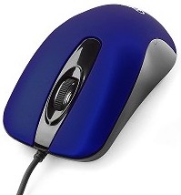 Фото 1/7 Мышь Gembird MOP-400-B, темно-синий, USB, 1000DPI