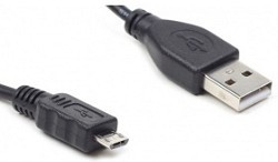 Фото 1/2 Cablexpert Кабель USB 2.0 Pro AM/microBM 5P, 1м, черный, пакет (CC-mUSB2-AMBM-1M)