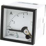 D48MIS5A/2-004, D48SD Analogue Panel Ammeter 0/5A AC, 48mm x 48mm Moving Iron