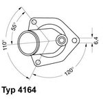 416492D, Термостат (в корпусе) OPEL: ASCONA C 81-88, ASTRA F 91-98 ...