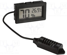 PMHYGRO, Измеритель: термогигрометр, цифровой, на панель, LCD, Дл: 1м, ±5%
