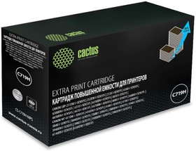 Фото 1/7 Картридж Cactus CS-C719H-MPS, 719HX, черный / CS-C719H-MPS