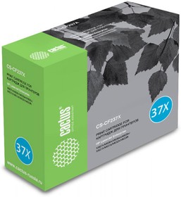 Фото 1/10 Картридж Cactus CS-CF237X, CF237X, черный / CS-CF237X