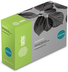 Фото 1/6 Картридж Cactus CS-SP201HE, 407254, черный / CS-SP201HE