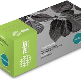 Фото 1/7 Картридж Cactus CS-SP4500HE, 407318, черный / CS-SP4500HE