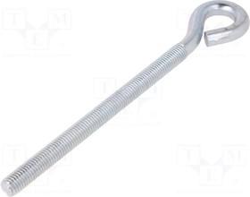 Photo 1/3 HO12215, Hook, Ring, steel, Zinc, Thread length 157mm, Length 215mm