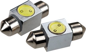 T10*31MM 1W, светодиодная автомобильная лампа 12В T10, белая
