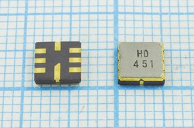 Фото 1/2 Кварцевый резонатор 433920 кГц, корпус S05050C8, точность настройки 345 ppm, марка HDR433MS3, (HD451)