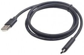 Фото 1/7 Cablexpert CCP-USB2-AMCM-6 Кабель USB AM/USB Type-C, 1.8 м, черный