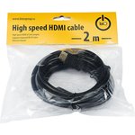 Bion Кабель HDMI v2.0, 19M/19M, 3D, 4K UHD, 2м, черный [BXP-HDMI2MM-020] ...