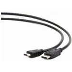 Cablexpert Кабель DisplayPort- HDMI, 5м, 20M/19M, черный, экран ...