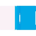 Папка-скоросшиватель Бюрократ -PS20AZURE A4 прозрач.верх.лист пластик голубой ...