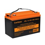 EX285656RUS, Аккумуляторная батарея ExeGate HRL 12-100 (12V 100Ah, под болт М6)