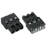 770-213, Conn Terminal Block F 3 POS 10mm Spring Clamp RA Cable Mount 25A Box