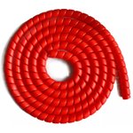 SG-20-F13-k2 - спиральная пластиковая защита, полипропилен, размер 20, плоская поверхность, цвет красный, длина 2 м