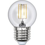 Светодиодная лампа LED-G45-5W/WW/E27/CL/DIM GLA01TR диммируемая. UL-00002868
