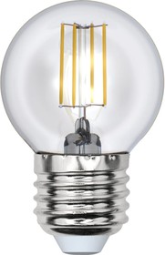 Светодиодная лампа LED-G45-5W/WW/E27/CL/DIM GLA01TR диммируемая. UL-00002868
